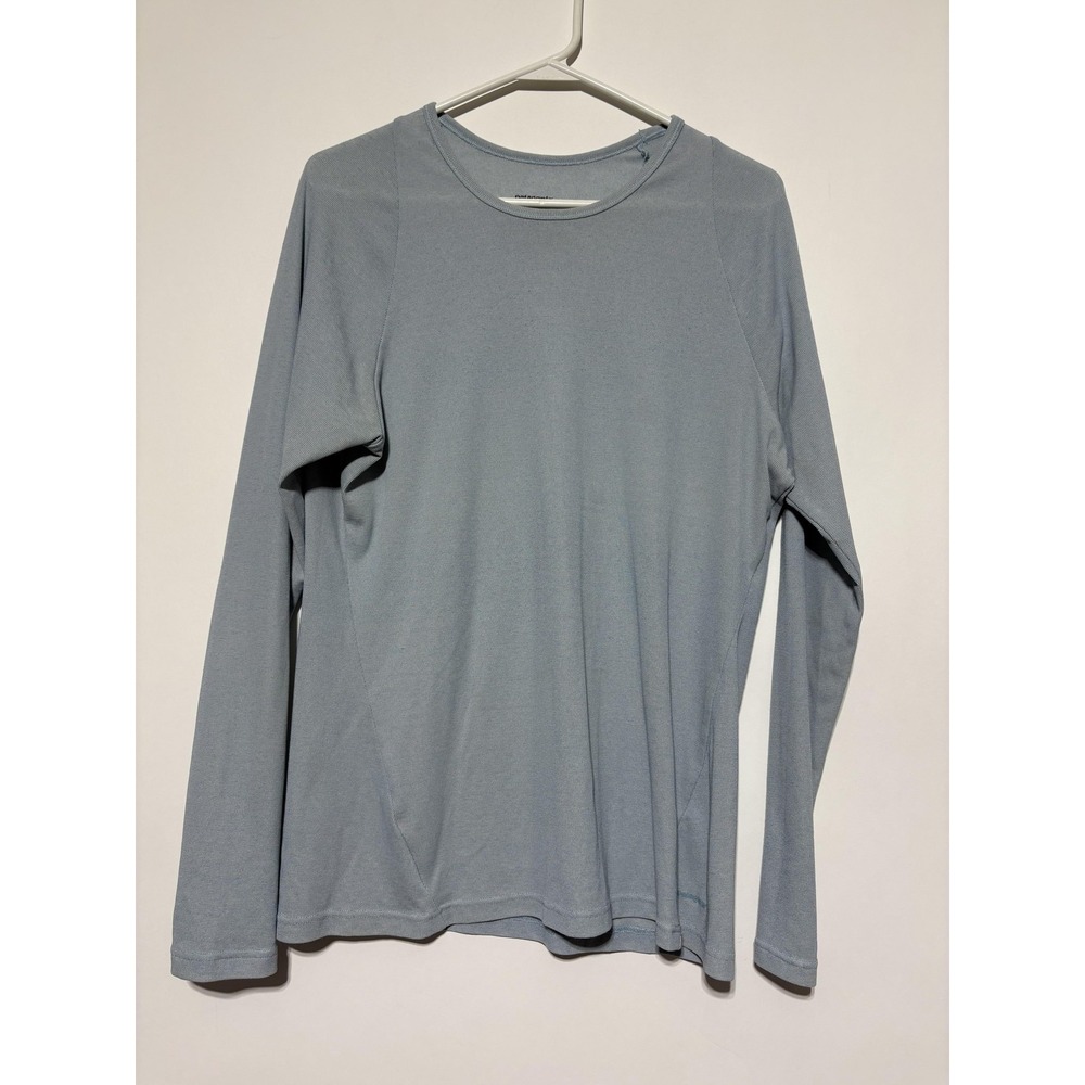 Patagonia Capilene 2 Mens XL Blue Lightweight Base Layer Long Sleeve Shirt